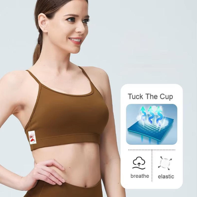 Quality Versatile Tough Breathable Seamless Jelly Sports Bra For Gym To Street factory