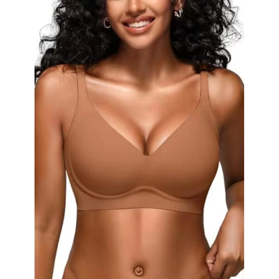 Quality Snug Refreshing Elastic Seamless Jelly Sports Bra For Daily Wear factory