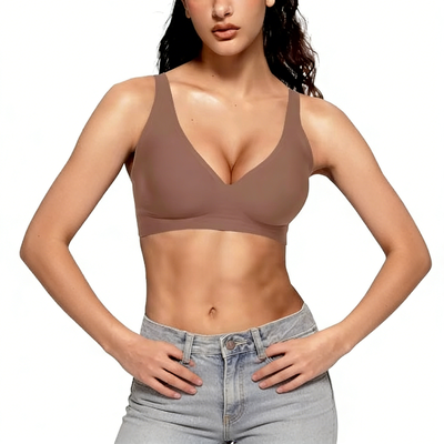 Quality Durable Carefree Invisible Seamless Jelly Sports Bra For Daily Wear factory