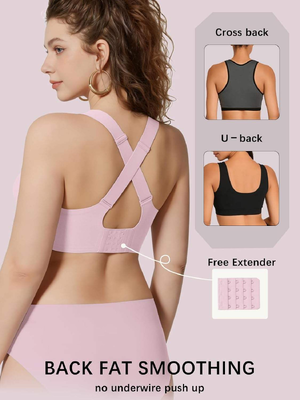 Quality Translucent Understated Refreshing Seamless Jelly Sports Bra For Work Commute factory