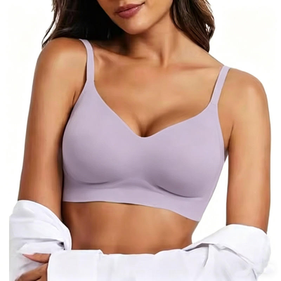 Quality Smooth Flexible Versatile Seamless Jelly Sports Bra For Daily Wear factory