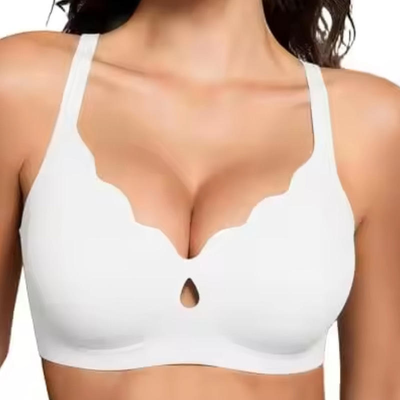 Quality Versatile Unshifting Comfy Seamless Jelly Sports Bra For All - Day Wear factory