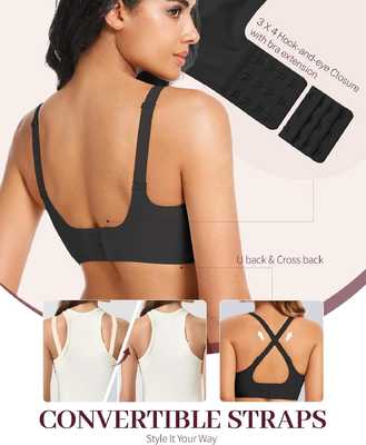 Quality Versatile Unshifting Comfy Seamless Jelly Sports Bra For All - Day Wear factory