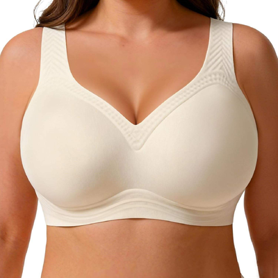 Quality Elastic Firm Buttery Fresh Seamless Jelly Sports Bra For Lounge Sleep factory