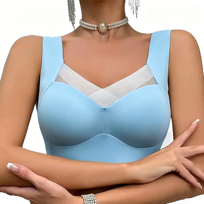 Quality Shaping Stretchy Translucent Seamless Jelly Sports Bra For All Day Wear factory