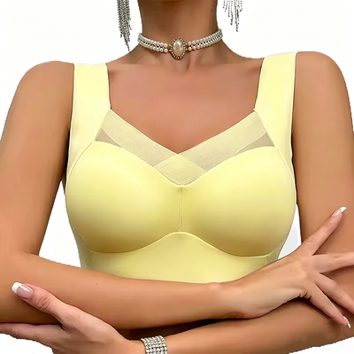 Quality Shaping Stretchy Translucent Seamless Jelly Sports Bra For All Day Wear factory