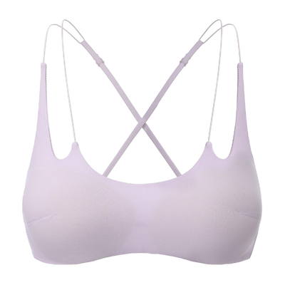 Quality Quick Dry Elastic Stable Seamless Jelly Sports Bra For All - Day Wear factory