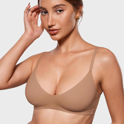 Quality Quick Dry Versatile Sporty Wireless Jelly Strip Bra For Everyday Multi - Use factory