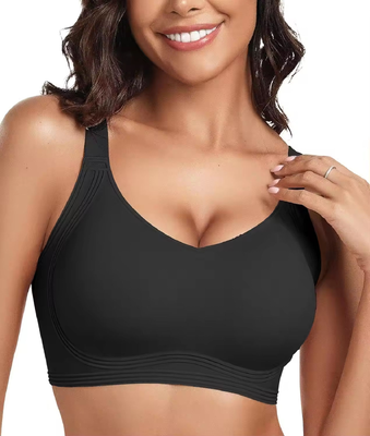 Quality Breathable Firm Featherlight Wireless Jelly Strip Bra For Everyday  factory