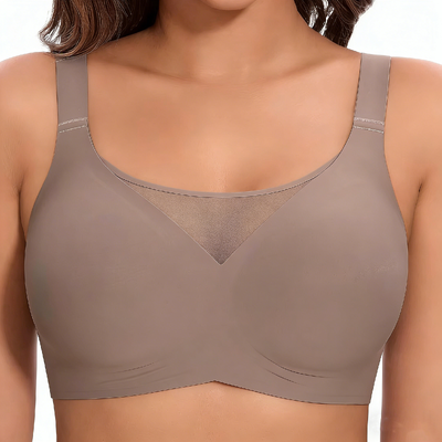 Quality Breathable Unnoticeable Supportive Wireless Jelly Strip Bra For All - Day Wear factory