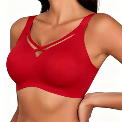 Quality Shaping U - Back Supportive Wireless Jelly Strip Bra For Everyday Multi - Use factory