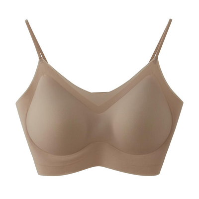 Quality Silky Shaping Adjustable Wireless Jelly Strip Bra For All - Day Wear factory