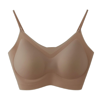 Quality Silky Shaping Adjustable Wireless Jelly Strip Bra For All - Day Wear factory