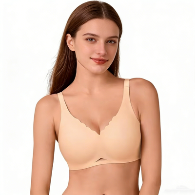 Quality Breathable Shaping Translucent Wireless Jelly Strip Bra For All - Day Wear factory