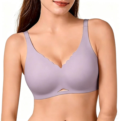 Quality Breathable Shaping Translucent Wireless Jelly Strip Bra For All - Day Wear factory