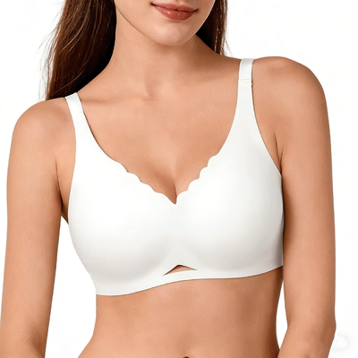 Quality Breathable Shaping Translucent Wireless Jelly Strip Bra For All - Day Wear factory