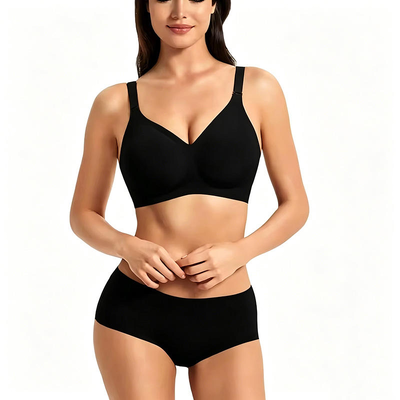 Quality Feminine Unnoticeable U - Back Jelly Push Up Bra For Everyday Layering factory