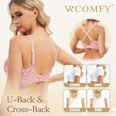 Quality Versatile Breathable Stable Seamless Jelly Push Up Bra For Everyday factory