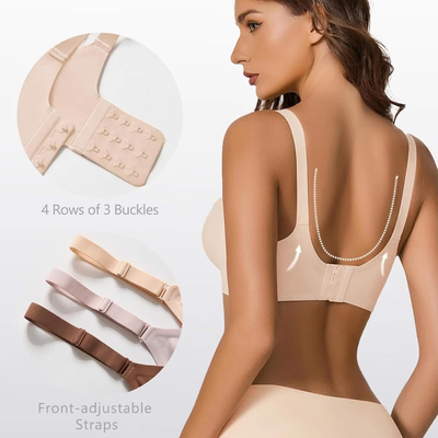 Quality Everyday Ventilated U - Back Shaping Jelly Push Up Bra For Lounge Sleep factory