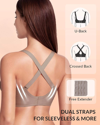 Quality Convertible Seamless Breathable Elastic Jelly Push Up Bra For Everyday factory