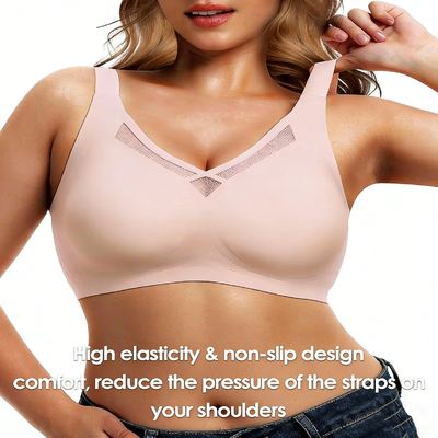 Quality Versatile Invisible Everyday Seamless Jelly Push Up Bra For Home Workouts factory