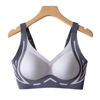 Quality Supportive Elastic Invisible Yoga Jelly Push Up Bra For Home Workouts factory