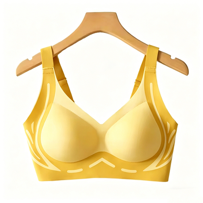 Quality Supportive Elastic Invisible Yoga Jelly Push Up Bra For Home Workouts factory