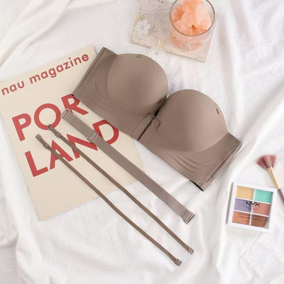 Quality Breathable Quick - Dry Feminine Everyday Jelly Push Up Bra For Lounge factory