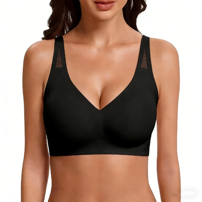 Quality Bare Supportive Wireless Elastic Jelly Push Up Bra For Lounge Sleep factory