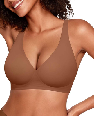 Quality Durable Wireless Everyday Stable Jelly Push Up Bra For Home Workouts factory