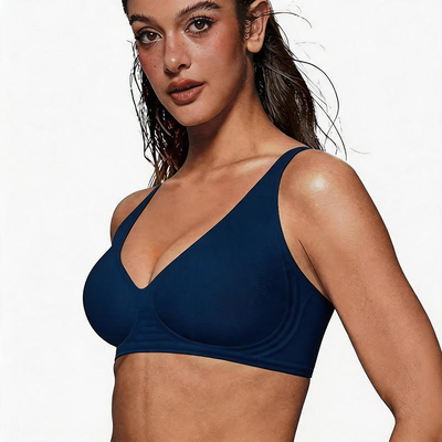 Quality Durable Wireless Everyday Stable Jelly Push Up Bra For Home Workouts factory