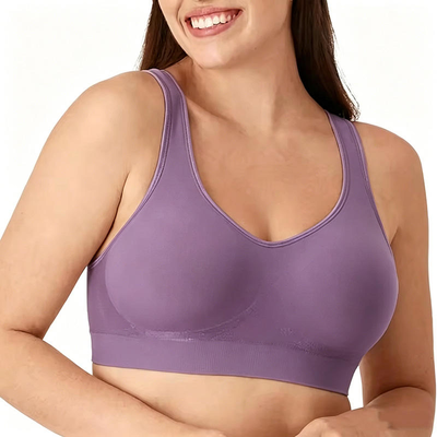 Quality Elastic Breathable Unnoticeable Wireless Jelly Push Up Bra For Daily Wear factory