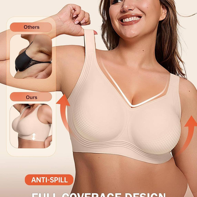 Quality Elastic Translucent Breathable Wireless Jelly Strip Bra For Everyday Multi - Sport factory
