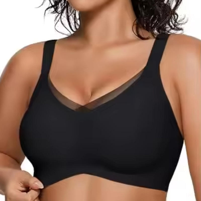 Quality Unshifting U - Back Invisible Wireless Jelly Strip Bra For Lounge Layering factory
