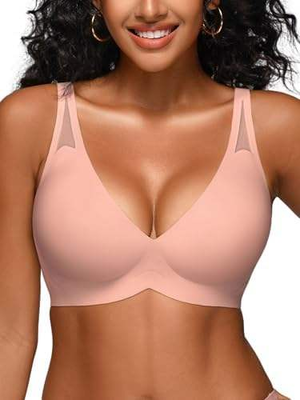 Quality Elegant Shaping Unnoticeable Wireless Jelly Strip Bra For Multi - Sport factory