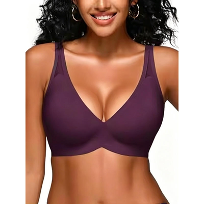 Quality Elegant Shaping Unnoticeable Wireless Jelly Strip Bra For Multi - Sport factory