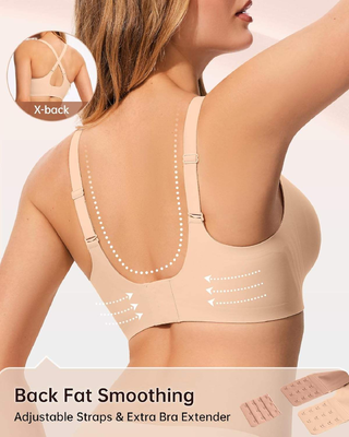 Quality Breathable Sculpting Sporty Wireless Jelly Strip Bra For Yoga factory