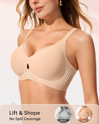 Quality Breathable Sculpting Sporty Wireless Jelly Strip Bra For Yoga factory