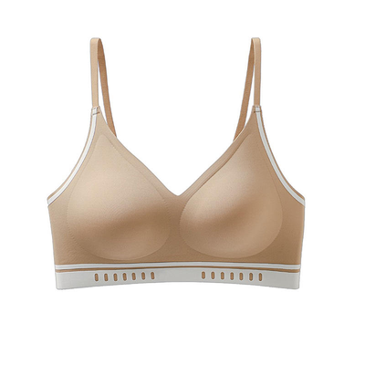 Quality Seamless Fitted Sporty Breathable Wireless Jelly Strip Bra For Layering factory