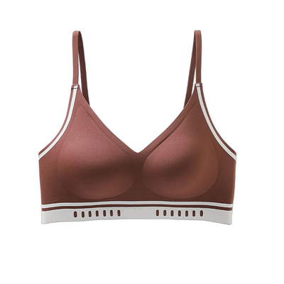 Quality Seamless Fitted Sporty Breathable Wireless Jelly Strip Bra For Layering factory