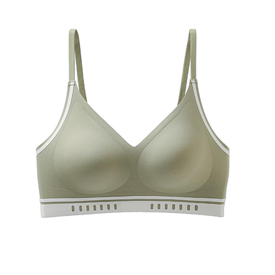 Quality Seamless Fitted Sporty Breathable Wireless Jelly Strip Bra For Layering factory