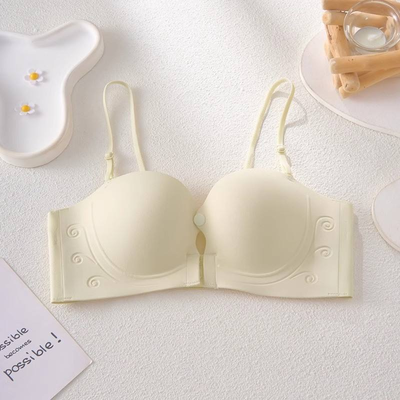 Quality Unnoticeable Fitted Everyday Wireless Jelly Strip Bra For Under Tees factory