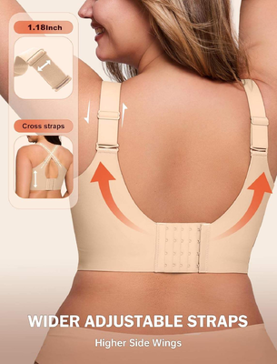 Quality Breathable U - Back Weightless Wireless Jelly Strip Bra For Everyday factory
