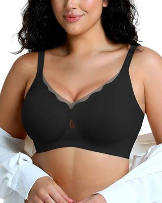 Quality Ventilated Stretchy Comfy Smooth Wireless Jelly Strip Bra For Everyday factory