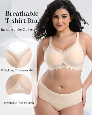 Quality Ventilated Stretchy Comfy Smooth Wireless Jelly Strip Bra For Everyday factory