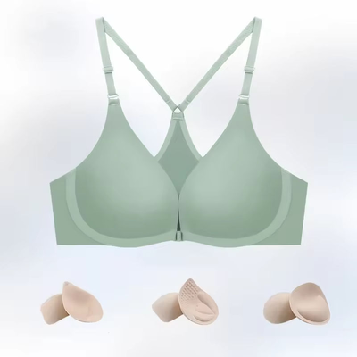Quality Flattering Unshifting Breathable Wireless Jelly Strip Bra For Everyday factory