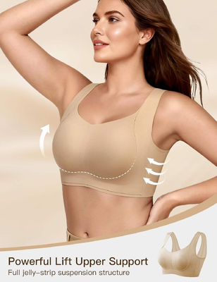 Quality Resilient Supportive Translucent Wireless Jelly Strip Bra For Daily Wear factory