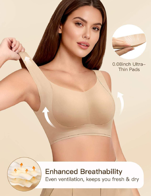 Quality Resilient Supportive Translucent Wireless Jelly Strip Bra For Daily Wear factory