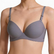 Quality Adjustable Breathable Weightless Wireless Jelly Strip Bra For Layering factory
