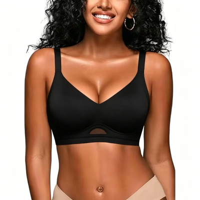 Quality Elastic Lasting Breathable Support Wireless Jelly Strip Bra For Daily Wear factory